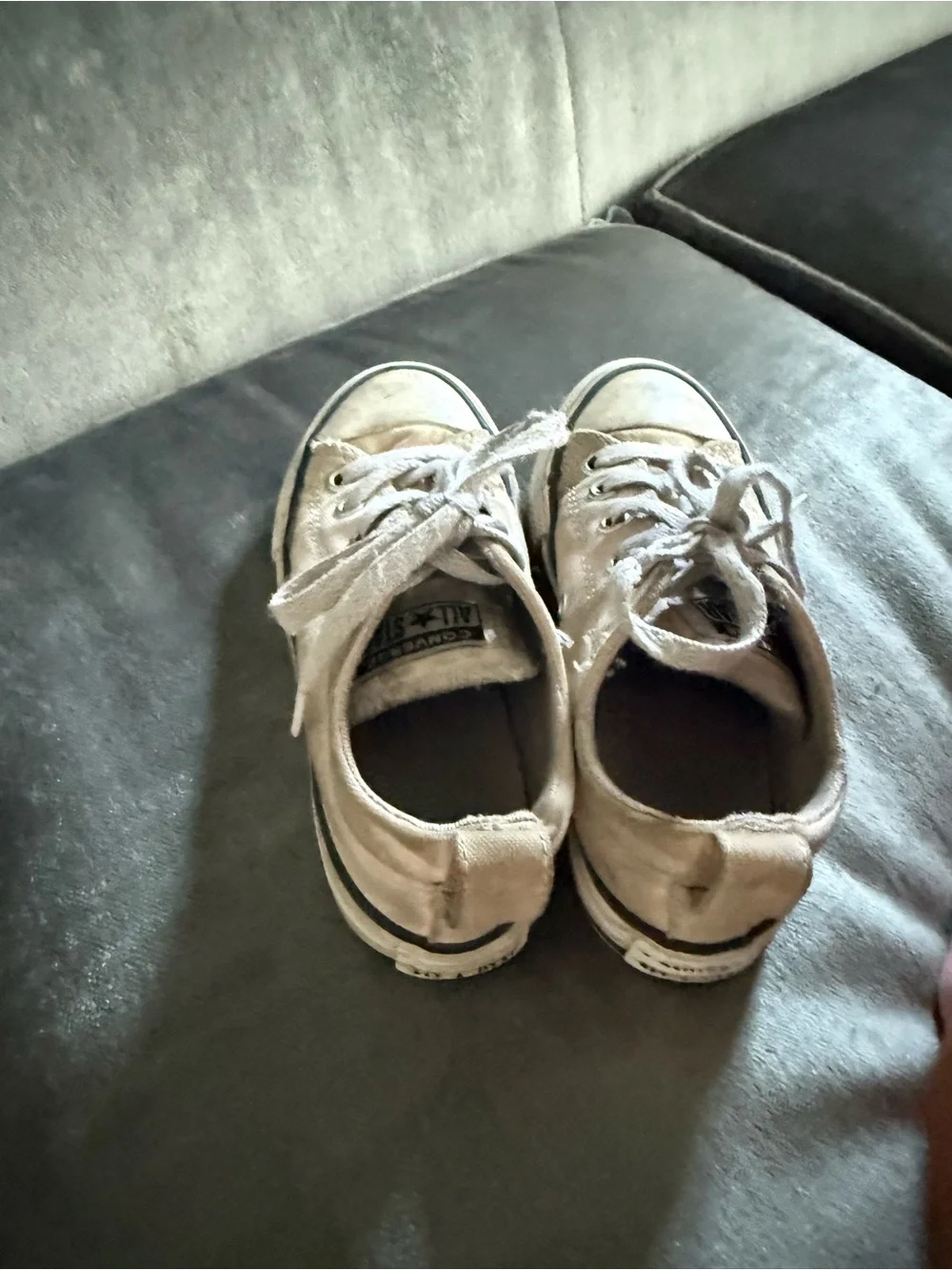 Converse Kids Beige Low-Top Canvas Sneakers